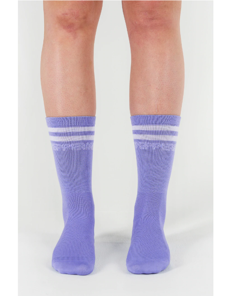 Peppermint Cycling Peppermint Cycling Signature Socks Knit Iris