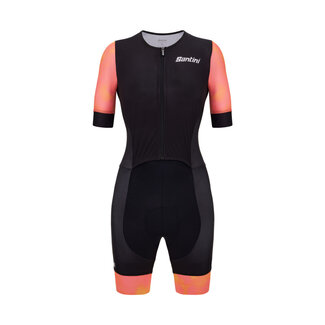 Santini Leaf combinaison de triathlon pour femme