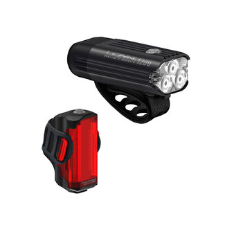 Lezyne RADAR REACT SYSTEM, Light, Front and Rear, Black