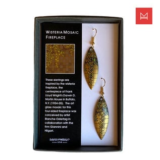 Wisteria Mosaic Fireplace Earrings