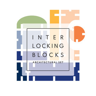 Interlocking Felt Blocks - Architectural Set