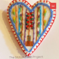 Stitch Buffalo Heart Pin