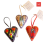 Stitch Buffalo Double-Sided Heart Ornament