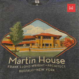Martin House Short-Sleeved T-shirt: Gray