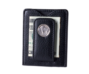 Buffalo Nickel Money Clip Wallet: Black - Frank Lloyd Wright's Martin House  Museum Store