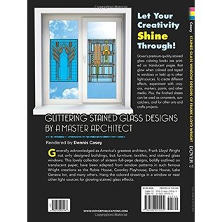 Wright's Stained Glass Windows Coloring Book