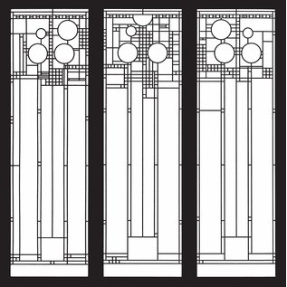 Wright's Stained Glass Windows Coloring Book