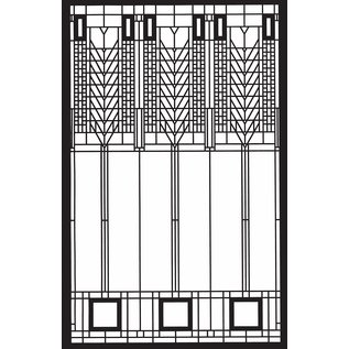 Wright's Stained Glass Windows Coloring Book