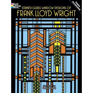 Wright's Stained Glass Windows Coloring Book