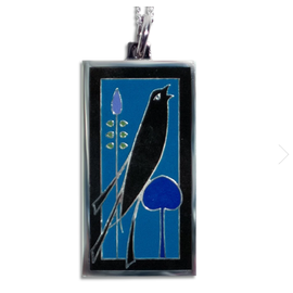 Songbird Pendant Necklace: Midnight