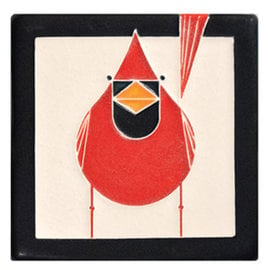 Motawi Tile: Male Cardinal