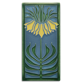 Motawi Tile: Persian Lily Blue