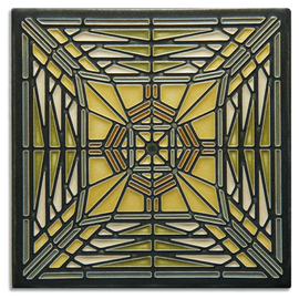 Motawi Tile: 8x8 Frame Natural Finish - Frank Lloyd Wright's Martin House  Museum Store