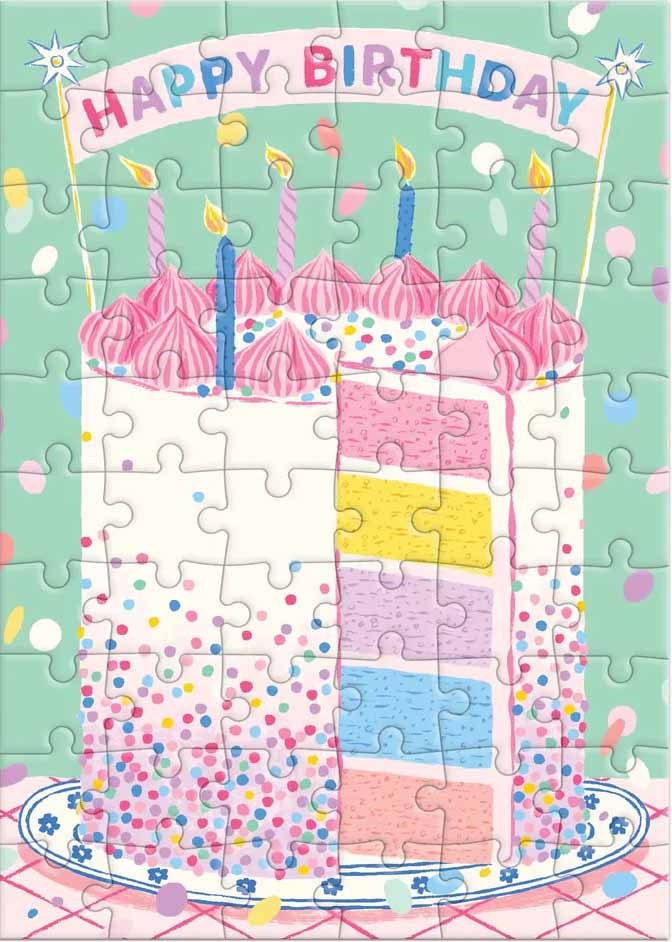 Puzzle Biglietto Di Auguri Buzzy Bouquets 60 Pezzi Galison: Fiori, Farfalle E Animali Da Inviare Per Posta