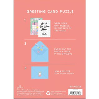 Greeting Card Puzzle-Confetti Birthday Cake