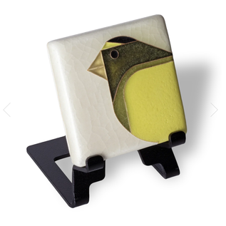 Motawi Mini Tile: Grosbeak