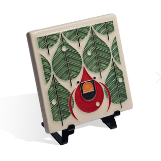 Motawi Tile: Coniferous Cardinal