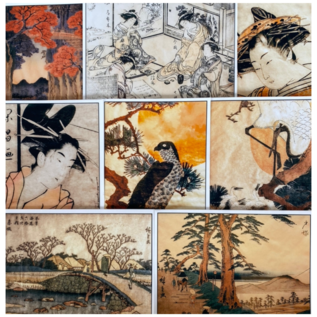 236 Japanese Prints of the Martin House 8 cards