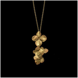 Hydrangea Triple Petal 16" Adjustable Pendant