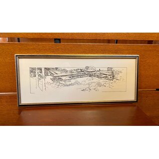 Framed Wasmuth Print