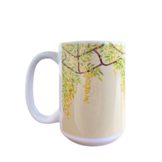 Wisteria Mosaic Fireplace Mug