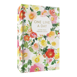 Floral One Line a Day: A Five-Year Memory Book