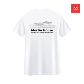 Martin House Short Sleeve Line Drawing Tee Shirt