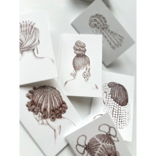 Braided Girls Stationery  Box Set