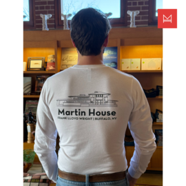 Martin House Long Sleeve Line Drawing Tee Shirt
