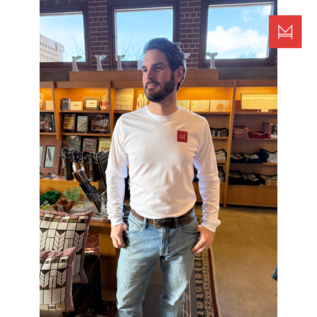 Martin House Long Sleeve Line Drawing Tee Shirt