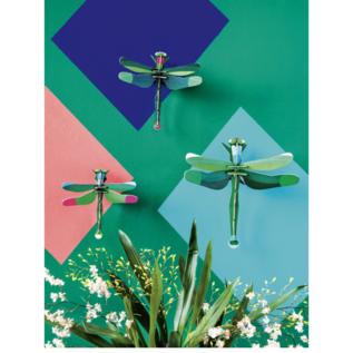 3D Dragonflies, Set of 3