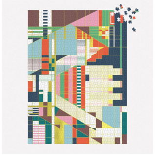 Frank Lloyd Wright Hillside Curtain Foil Puzzle