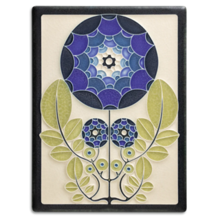 Motawi Tile: Dahlia Blue