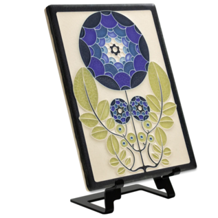 Motawi Tile: Dahlia Blue