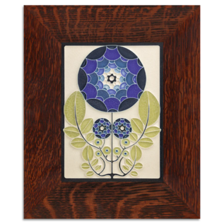 Motawi Tile: Dahlia Blue