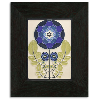 Motawi Tile: Dahlia Blue