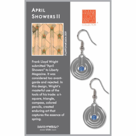 April Showers II Blue Earring
