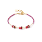 Coeur De Lion Bracelet: Sparkling Princess gold-red