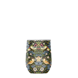 William Morris Strawberry Thief 12 oz Stemless Wine Tumbler