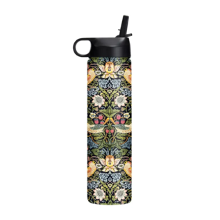 William Morris Strawberry Thief 24 oz Water Bottle