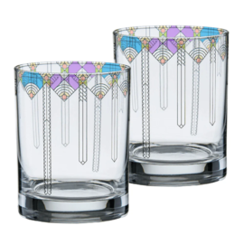 April Showers Old Fashioned Glasses