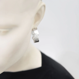 Mira Earrings (Satin Silver)