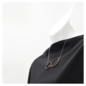 Duet Necklace (Satin Silver)