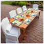 Double Lemon with Orange Marigold Placemats, set of 4
