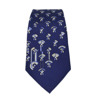 April Showers Navy Tie