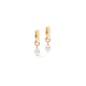 Hoop Cosmic Pearls Deep Gold