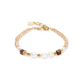 Bracelet Cosmic Pearls Deep Gold
