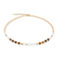 Necklace Cosmic Pearls Deep Gold