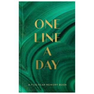 Malachite Green One Line a Day: A Five-Year Memory Book