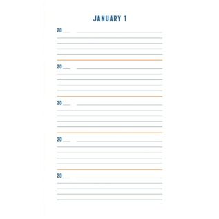 Malachite Green One Line a Day: A Five-Year Memory Book